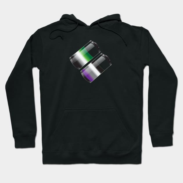 AA Battery Hoodie by traditionation